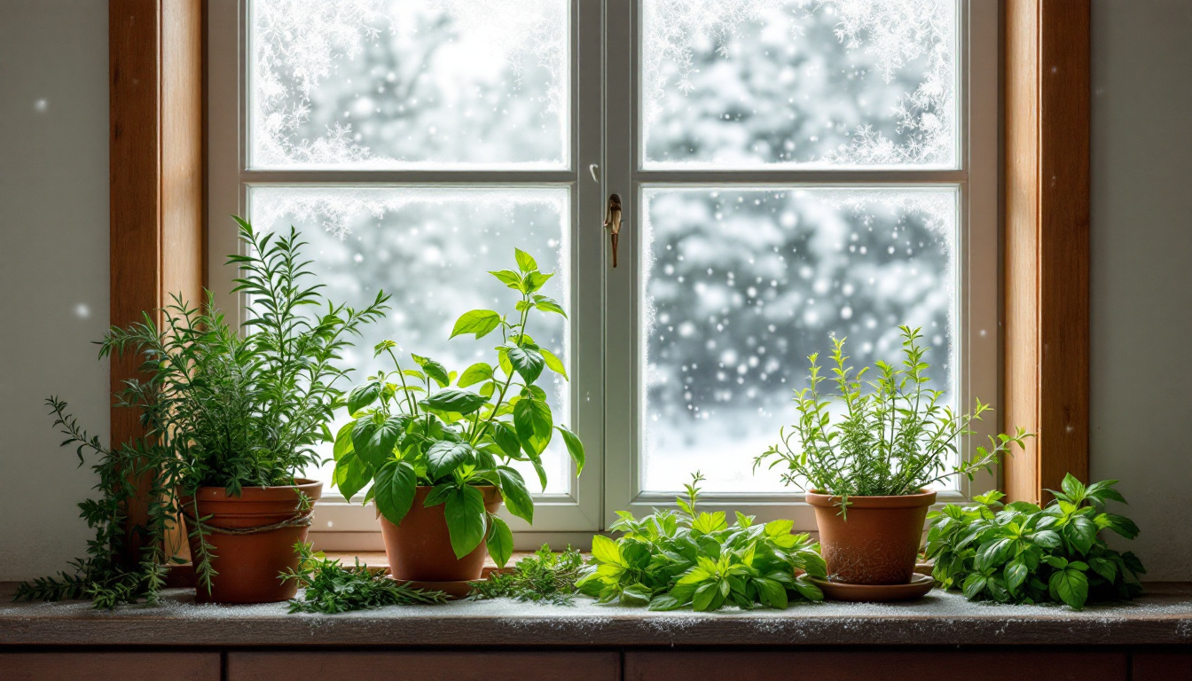 découvrez comment cultiver des herbes aromatiques sur votre rebord de fenêtre en hiver. apprenez des astuces pratiques pour profiter de la fraîcheur des herbes tout au long de la saison froide, même sans jardin.