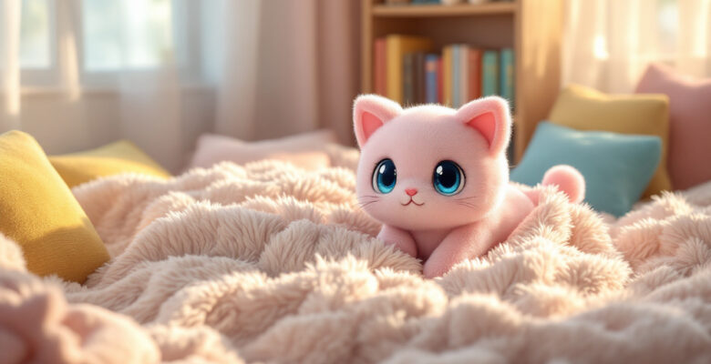 découvrez la douceur irrésistible de la peluche mew, un compagnon câlin qui apportera réconfort et joie à tous les fans de pokémon. offrez-vous une expérience tendre et nostalgique avec ce produit adoré, parfait pour les collectionneurs et les amoureux des peluches.