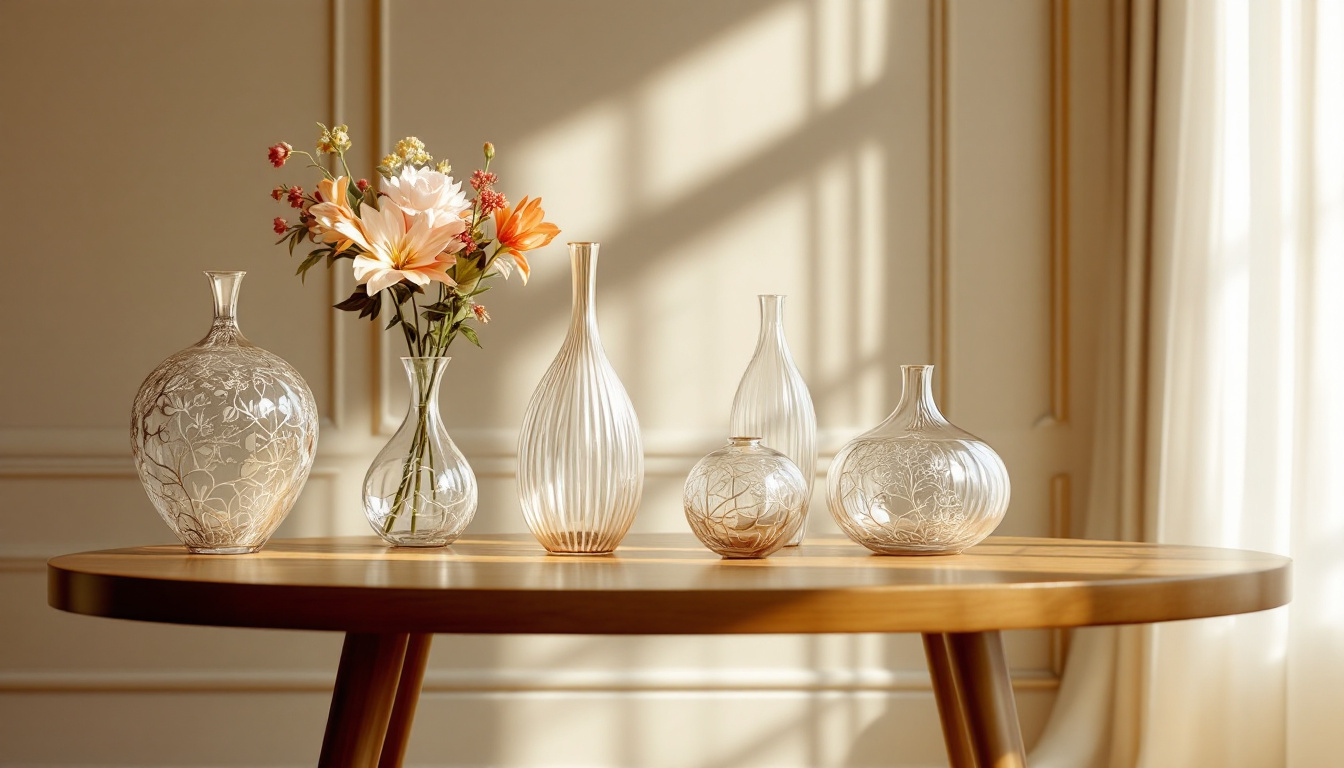 découvrez notre collection exclusive de vases en verre alliant élégance et raffinement. chaque pièce est conçue pour sublimer votre intérieur avec une touche de sophistication, idéale pour toute décoration.