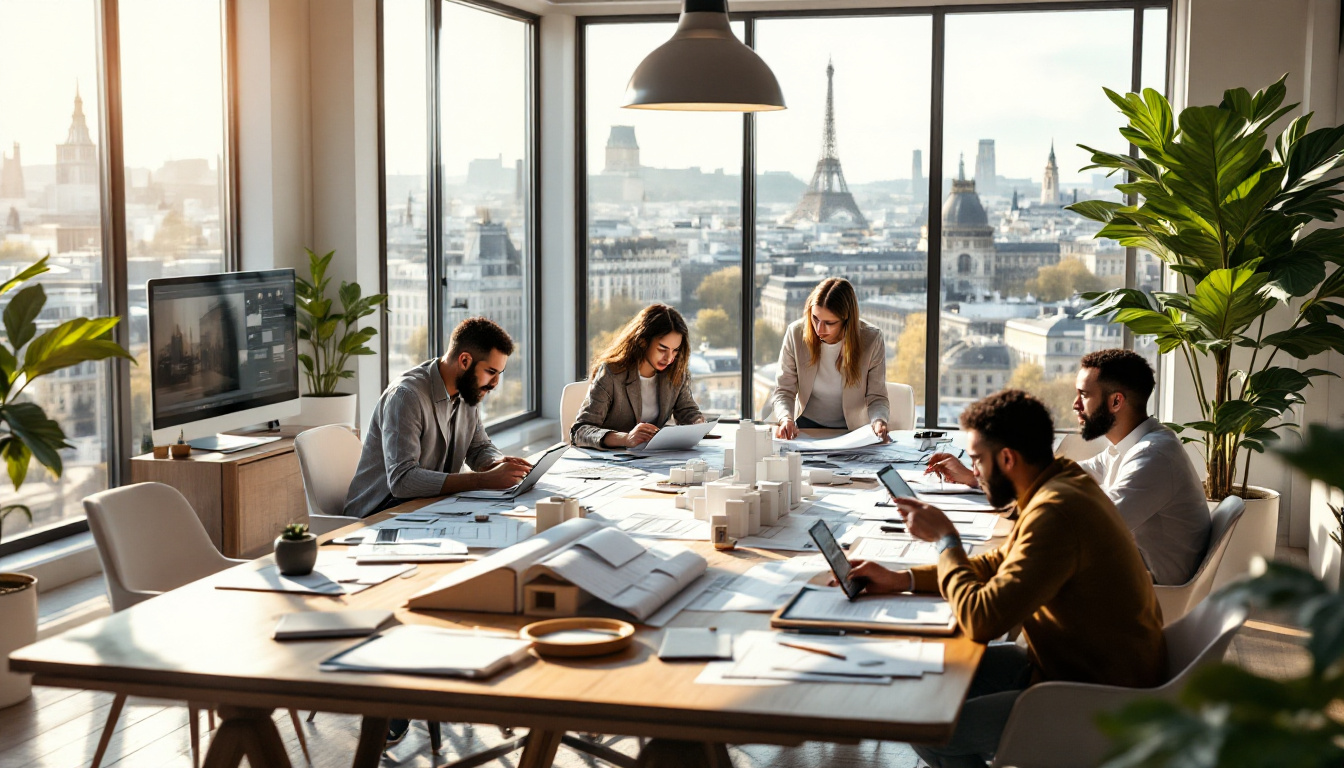 découvrez les services sur mesure d'un cabinet d'architecte à paris, alliant créativité et expertise pour réaliser vos projets d'architecture. que ce soit pour une rénovation, une construction neuve ou un aménagement intérieur, nos architectes passionnés mettent leur savoir-faire à votre service pour donner vie à vos idées dans la capitale.