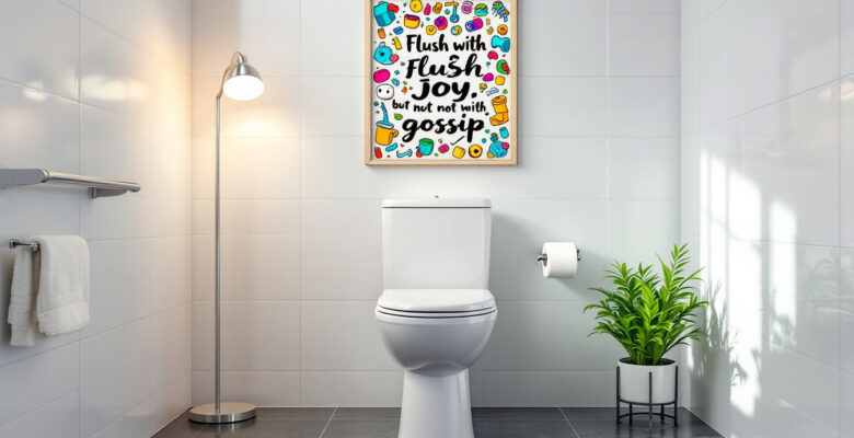 découvrez comment les posters humoristiques apportent une touche originale et amusante à vos toilettes. transformez votre espace avec des créations uniques qui divertiront vos invités et égayeront vos moments de détente.